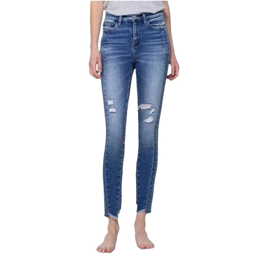 Vervet Uneven Hem Skinny Jeans Size 30